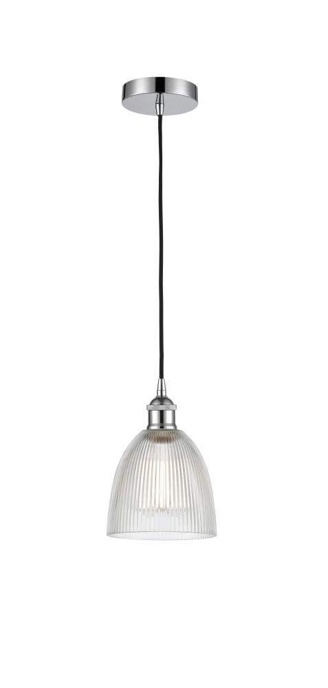 Castile - 1 Light - 6 inch - Polished Chrome - Cord hung - Mini Pendant