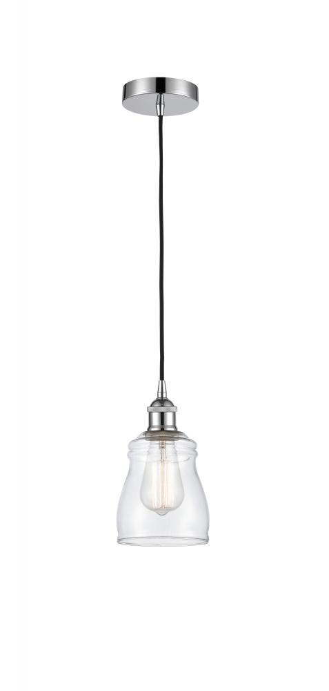 Ellery - 1 Light - 5 inch - Polished Chrome - Cord hung - Mini Pendant