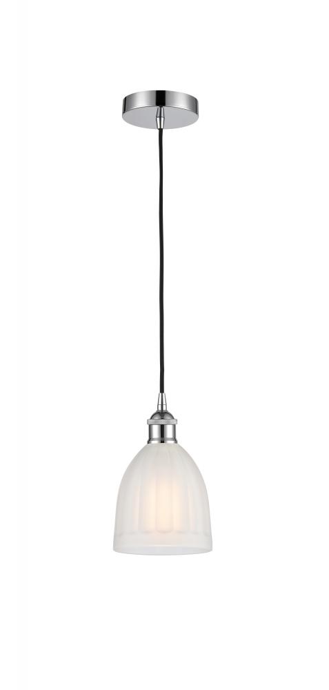 Brookfield - 1 Light - 6 inch - Polished Chrome - Cord hung - Mini Pendant