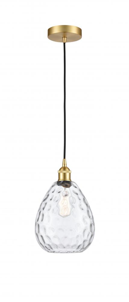 Waverly - 1 Light - 8 inch - Satin Gold - Cord hung - Mini Pendant