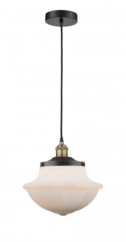 Oxford - 1 Light - 12 inch - Black Antique Brass - Multi Pendant