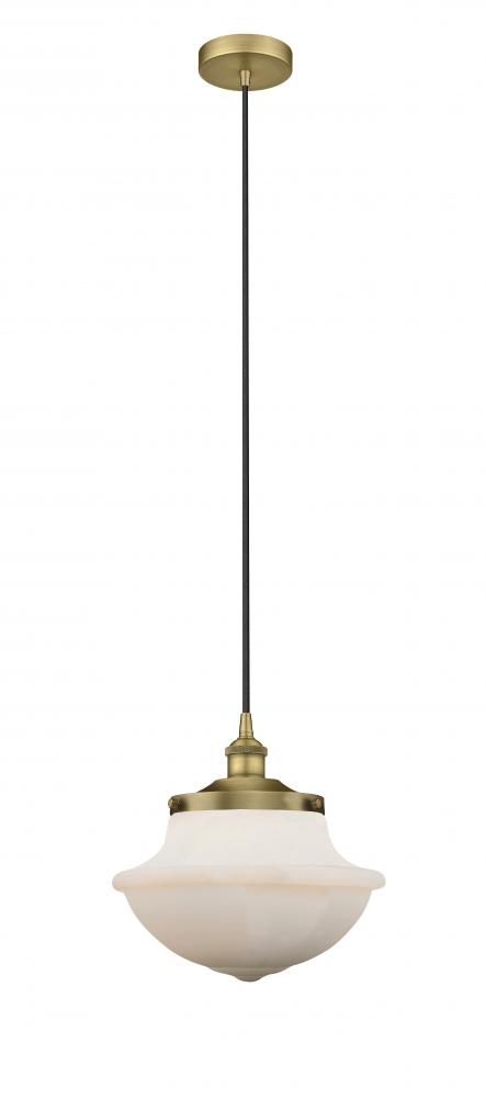 Oxford - 1 Light - 12 inch - Brushed Brass - Multi Pendant