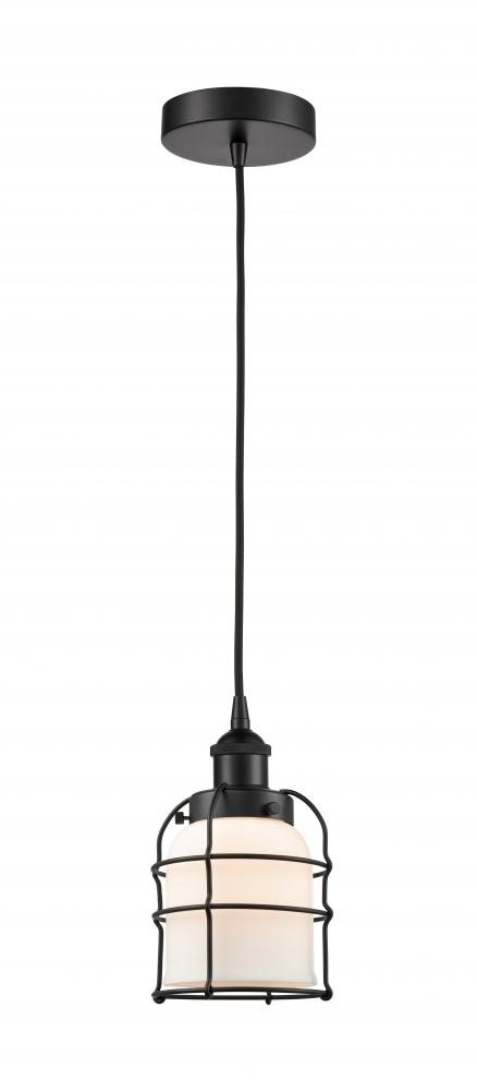 Bell Cage - 1 Light - 6 inch - Satin Gold - Multi Pendant