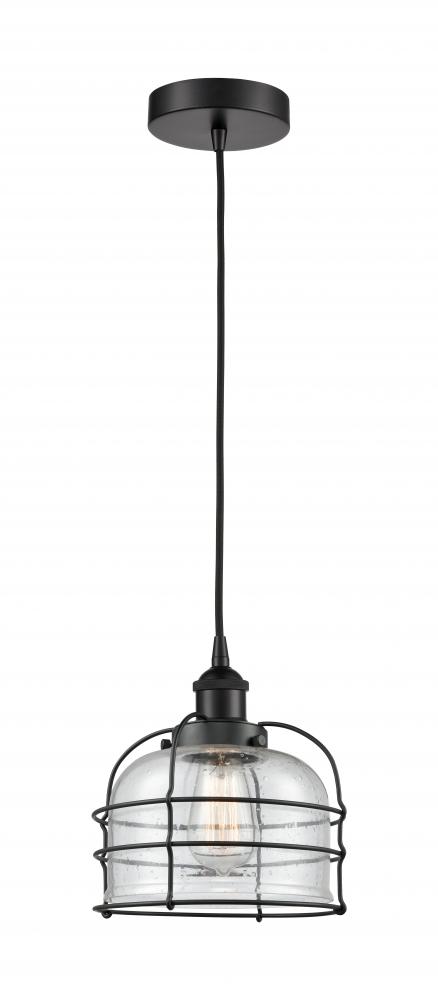 Bell Cage - 1 Light - 9 inch - Brushed Brass - Multi Pendant