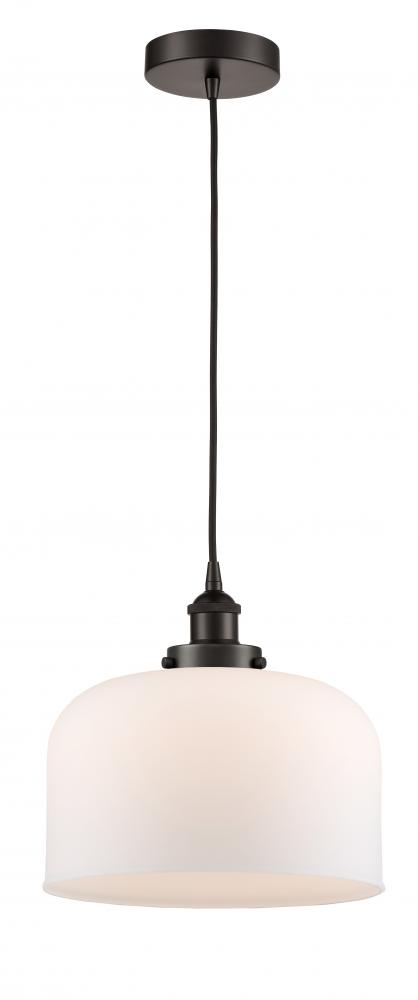 Bell - 1 Light - 12 inch - Oil Rubbed Bronze - Cord hung - Mini Pendant