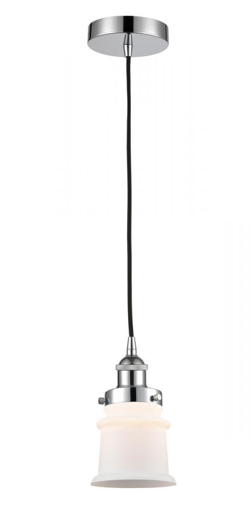 Canton - 1 Light - 5 inch - Polished Chrome - Cord hung - Mini Pendant