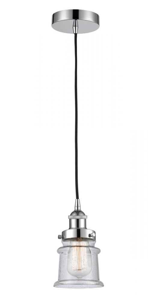 Canton - 1 Light - 5 inch - Polished Chrome - Cord hung - Mini Pendant