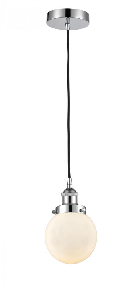 Beacon - 1 Light - 6 inch - Polished Chrome - Cord hung - Mini Pendant