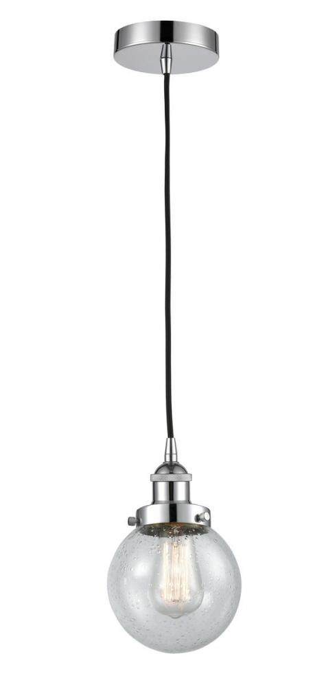Beacon - 1 Light - 6 inch - Polished Chrome - Cord hung - Mini Pendant
