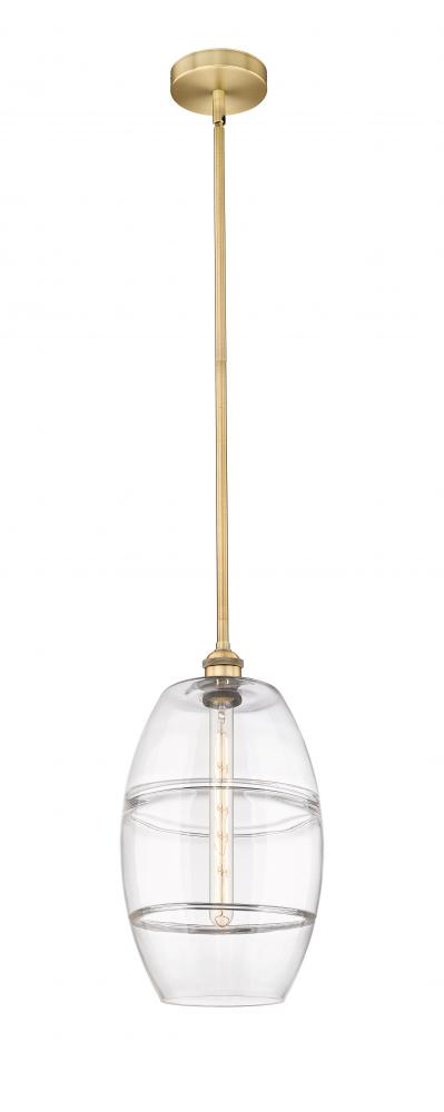 Vaz - 1 Light - 10 inch - Brushed Brass - Cord hung - Mini Pendant