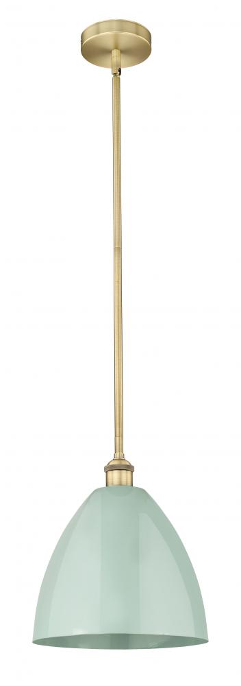 Plymouth - 1 Light - 12 inch - Brushed Brass - Cord hung - Mini Pendant