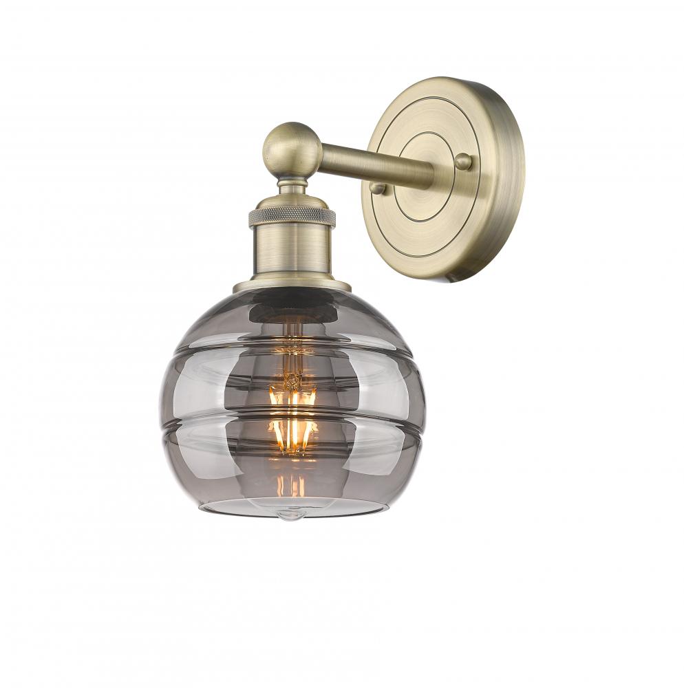 Rochester - 1 Light - 6 inch - Antique Brass - Sconce