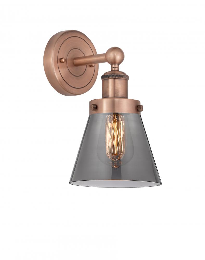 Cone - 1 Light - 6 inch - Antique Copper - Sconce