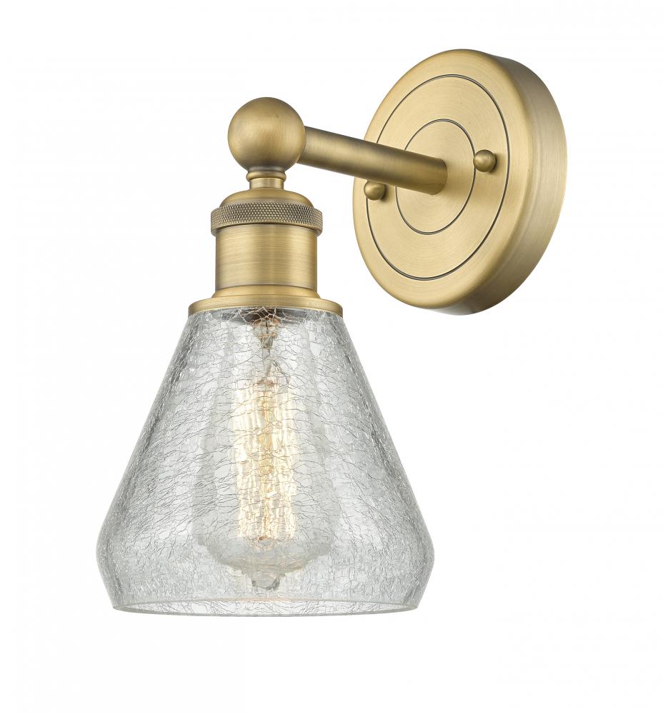 Conesus - 1 Light - 6 inch - Brushed Brass - Sconce