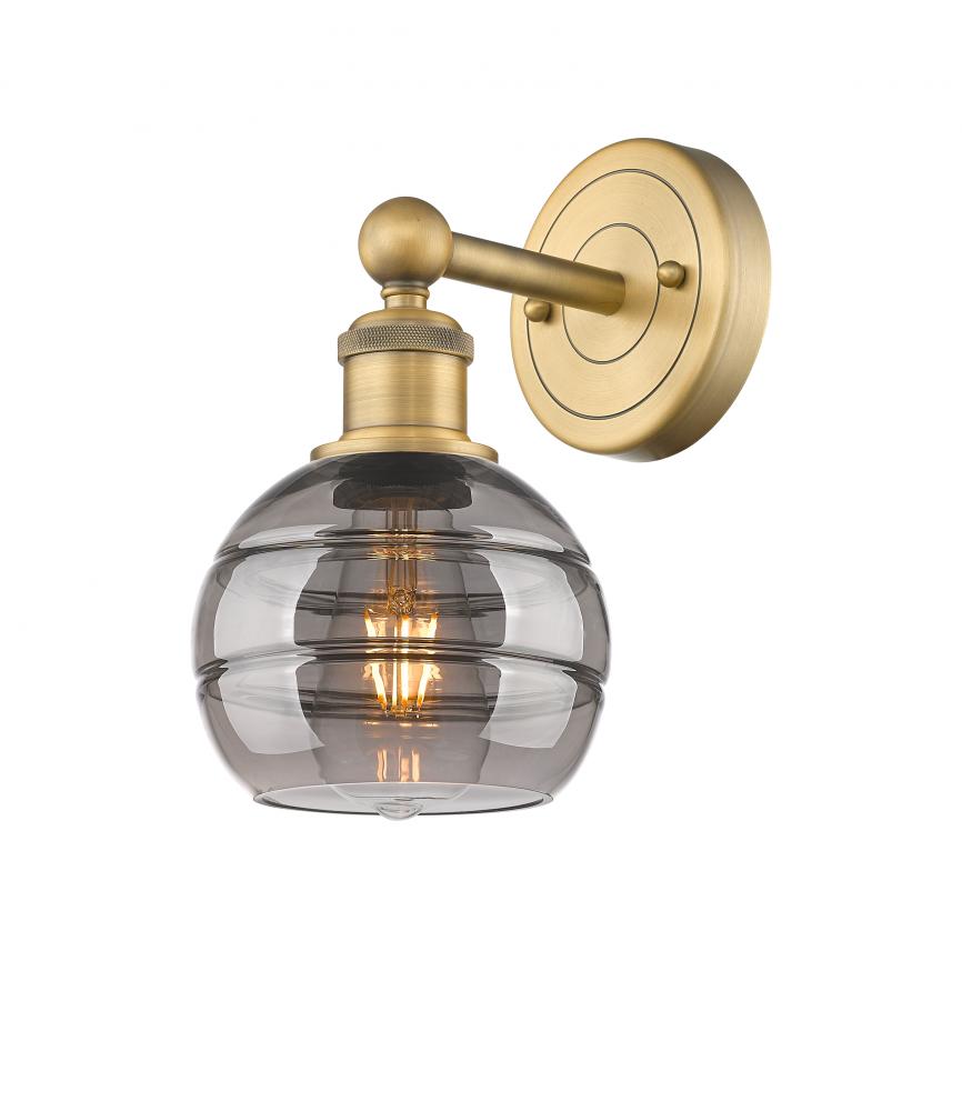 Rochester - 1 Light - 6 inch - Brushed Brass - Sconce