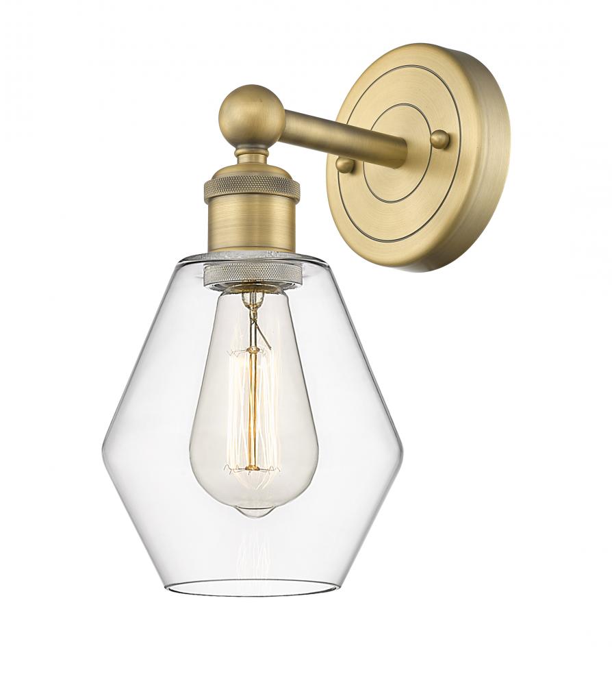 Cindyrella - 1 Light - 6 inch - Brushed Brass - Sconce