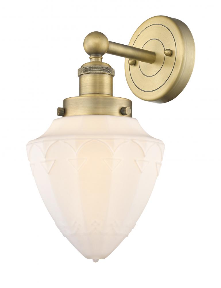 Bullet - 1 Light - 6 inch - Brushed Brass - Sconce