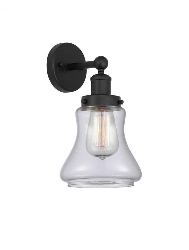 Bellmont - 1 Light - 6 inch - Matte Black - Sconce