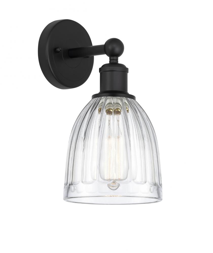 Brookfield - 1 Light - 6 inch - Matte Black - Sconce