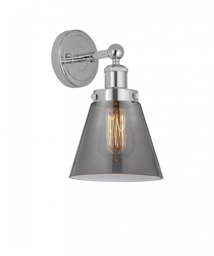 Cone - 1 Light - 6 inch - Polished Chrome - Sconce