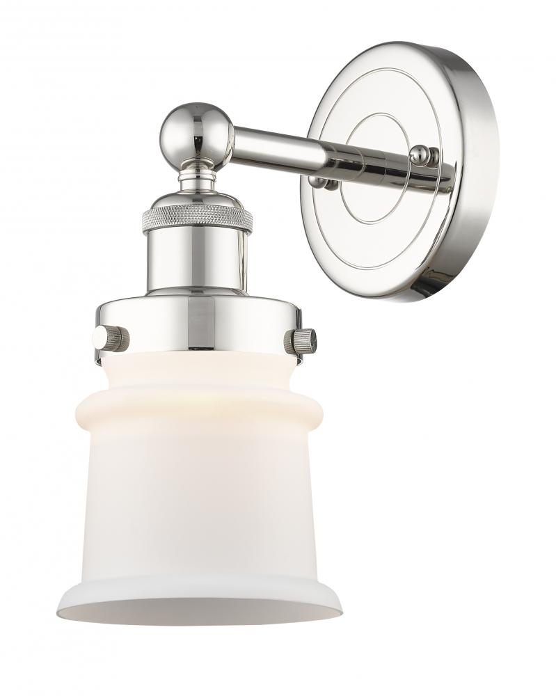 Canton - 1 Light - 5 inch - Polished Nickel - Sconce