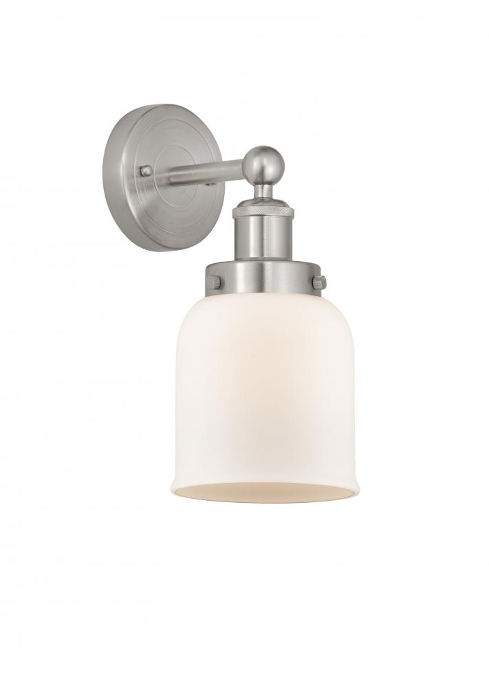 Bell - 1 Light - 5 inch - Brushed Satin Nickel - Sconce