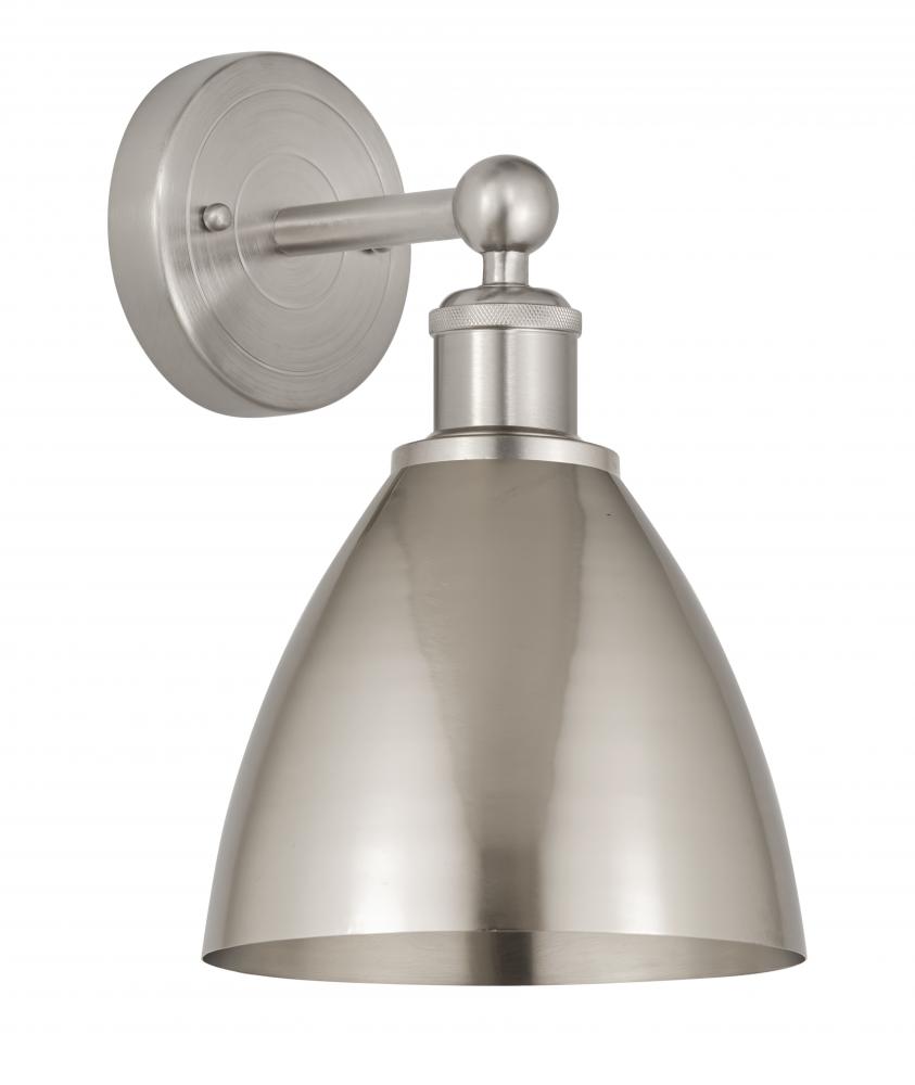 Bristol - 1 Light - 8 inch - Brushed Satin Nickel - Sconce