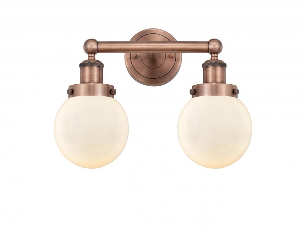 Beacon - 2 Light - 15 inch - Antique Copper - Bath Vanity Light