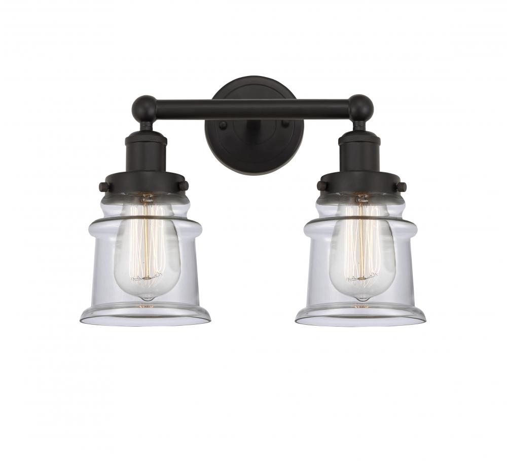 Canton - 2 Light - 14 inch - Oil Rubbed Bronze - Bath Vanity Light