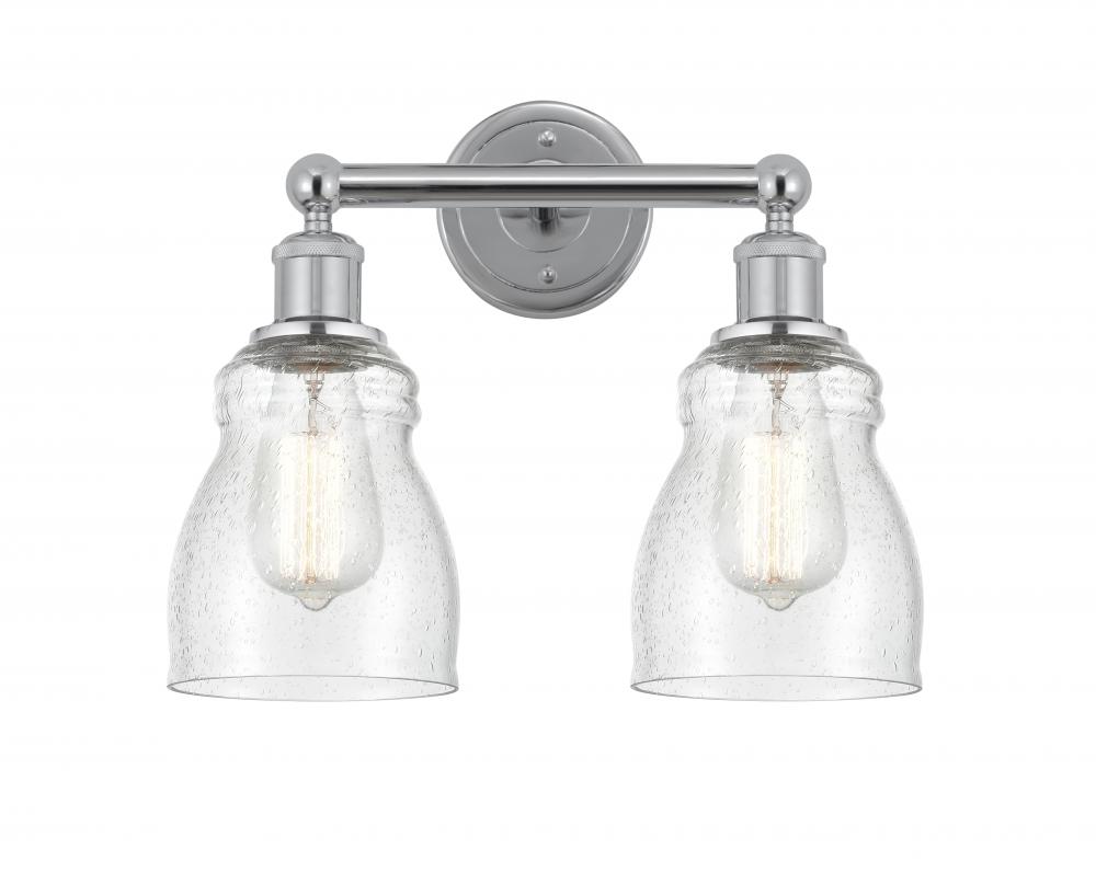 Ellery - 2 Light - 14 inch - Polished Chrome - Bath Vanity Light