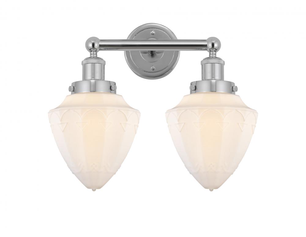 Bullet - 2 Light - 15 inch - Polished Chrome - Bath Vanity Light