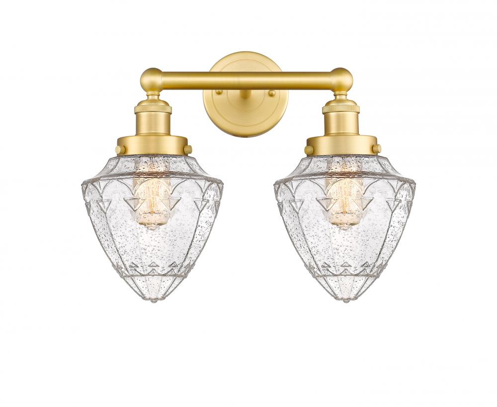 Bullet - 2 Light - 15 inch - Satin Gold - Bath Vanity Light