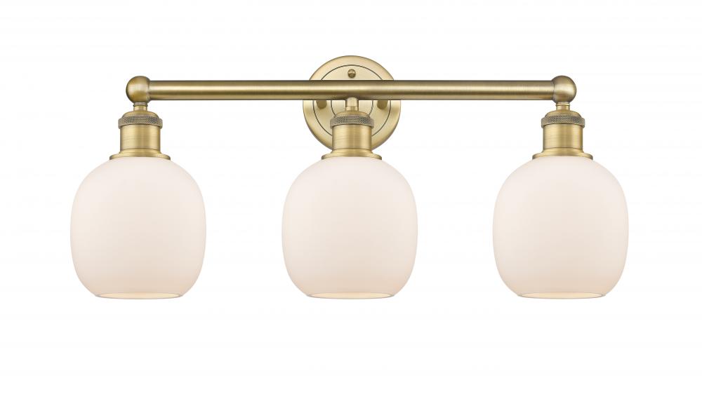 Belfast - 3 Light - 24 inch - Brushed Brass - Bath Vanity Light