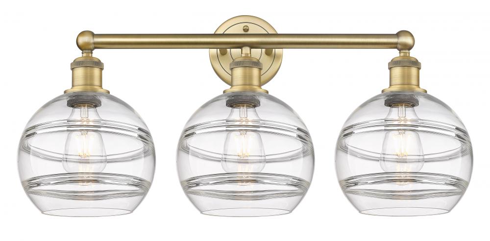 Rochester - 3 Light - 26 inch - Brushed Brass - Bath Vanity Light