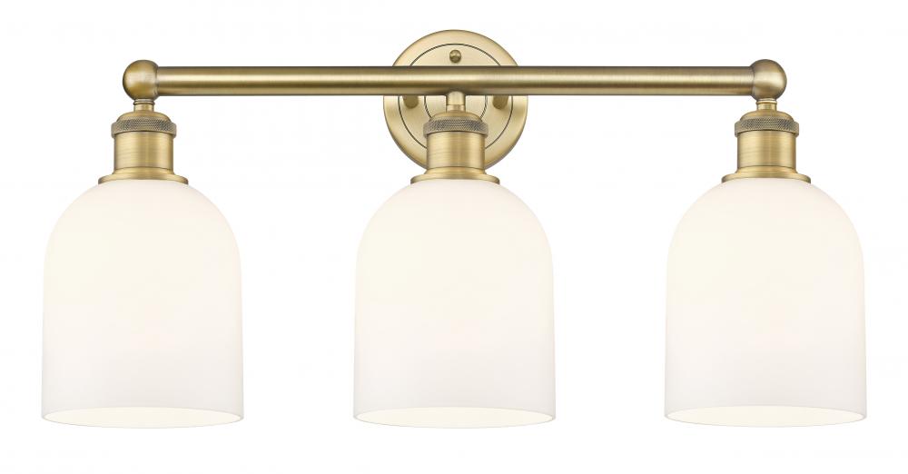 Bella - 3 Light - 24 inch - Brushed Brass - Bath Vanity Light