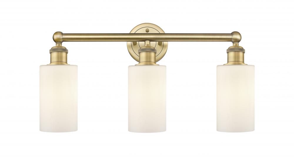 Clymer - 3 Light - 22 inch - Brushed Brass - Bath Vanity Light