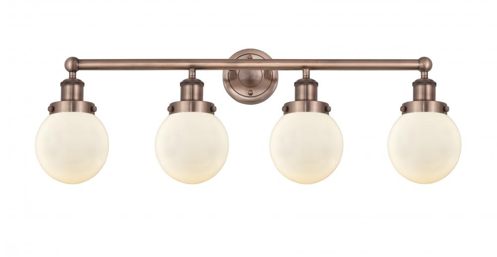 Beacon - 4 Light - 33 inch - Antique Copper - Bath Vanity Light