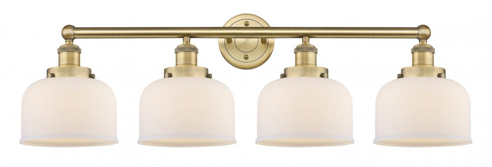 Bell - 4 Light - 35 inch - Brushed Brass - Bath Vanity Light