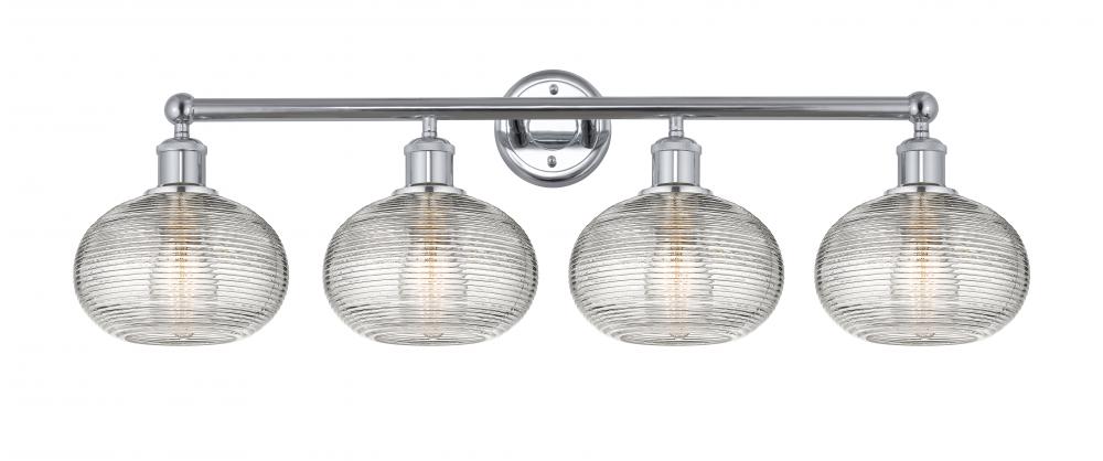 Ithaca - 4 Light - 35 inch - Polished Chrome - Bath Vanity Light