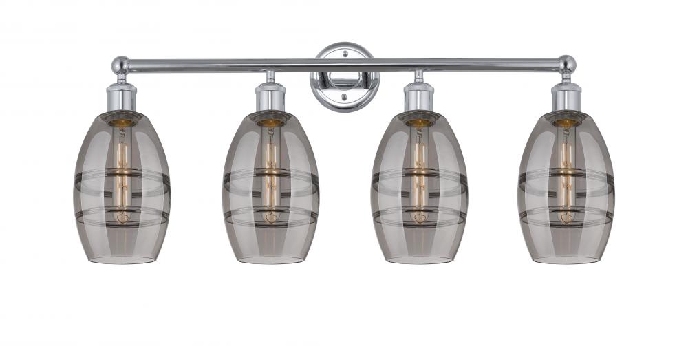 Vaz - 4 Light - 33 inch - Polished Chrome - Bath Vanity Light