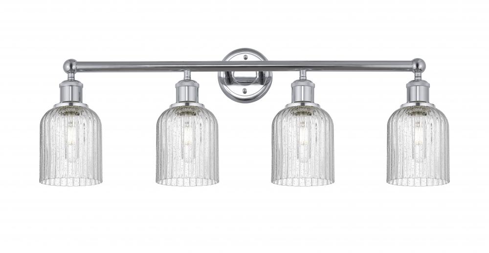 Bridal Veil - 4 Light - 32 inch - Polished Chrome - Bath Vanity Light