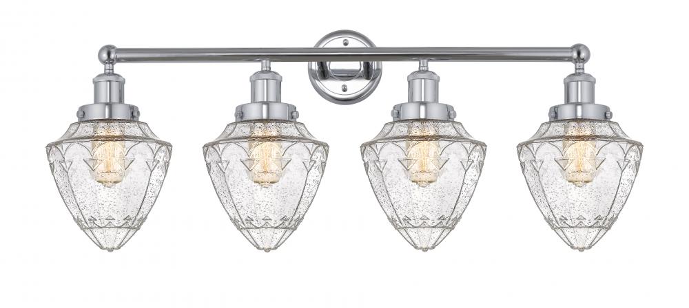 Bullet - 4 Light - 33 inch - Polished Chrome - Bath Vanity Light