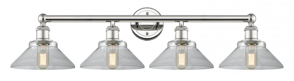 Orwell - 4 Light - 35 inch - Polished Nickel - Bath Vanity Light