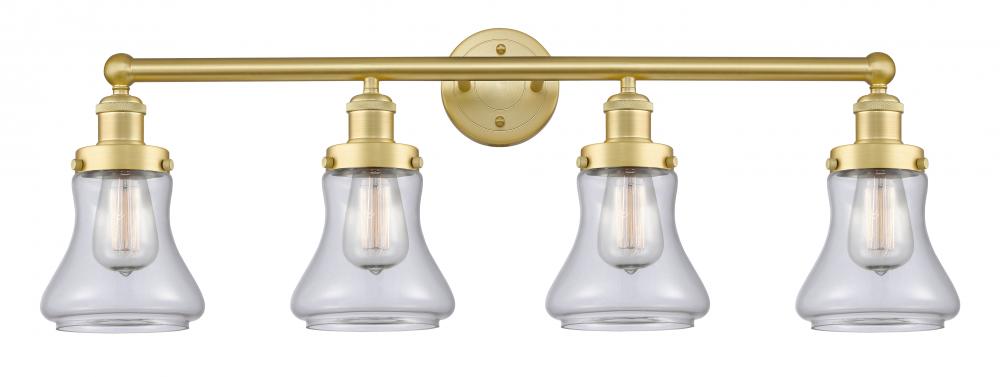 Bellmont - 4 Light - 33 inch - Satin Gold - Bath Vanity Light