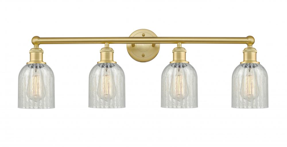 Caledonia - 4 Light - 32 inch - Satin Gold - Bath Vanity Light