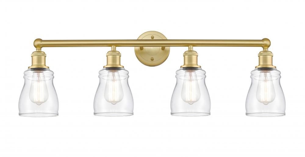 Ellery - 4 Light - 32 inch - Satin Gold - Bath Vanity Light