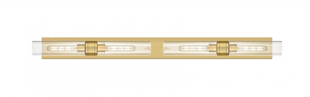 Boreas - 4 Light - 51 inch - Brushed Brass - Bath Vanity Light