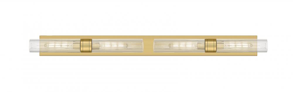 Boreas - 4 Light - 51 inch - Brushed Brass - Bath Vanity Light