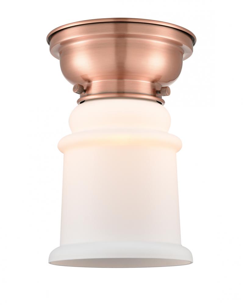 Canton - 1 Light - 6 inch - Antique Copper - Flush Mount