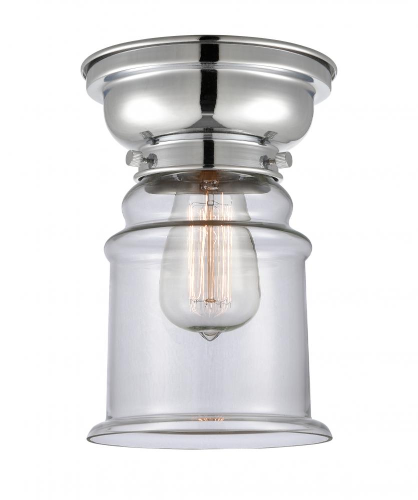 Canton - 1 Light - 6 inch - Polished Chrome - Flush Mount